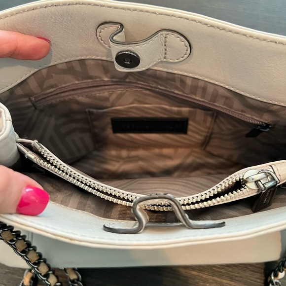 Rebecca Minkoff Swing Crossbody/Shoulder Putty Leather Cross Body Bag - Picture 6 of 9